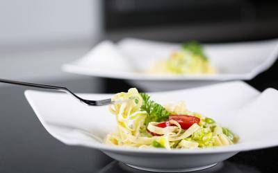 Tagliattelle Käse Lauch Soße