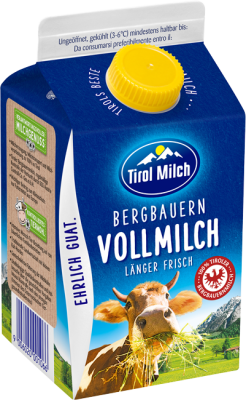 Bergbauern Vollmilch länger frisch 3,5% 0,5L