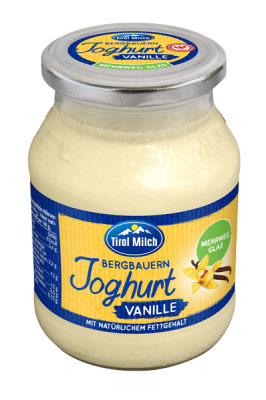 Tiroler Bergbauern Joghurt Vanille 4% 450g