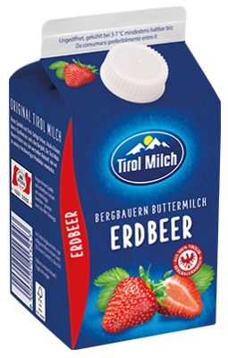 Tiroler Buttermilch Erdbeer 0,5L